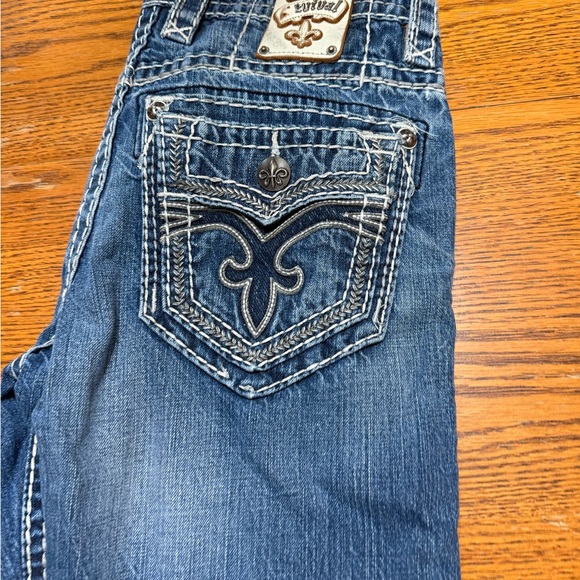 Rock Revival Blue Boot Cut Jeans - Picture 2 of 8